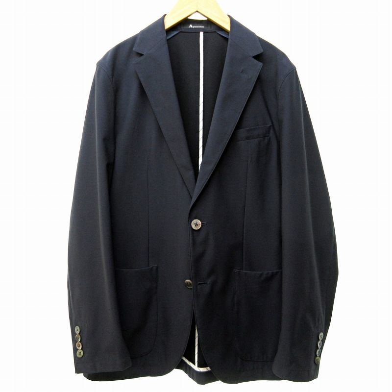 90s Aquascutum/紺ブレ ダブルジャケット/ネイビー/英国製 アクアスキュータム 紺ブレ ダブルジャケット 金ボタン ウール M