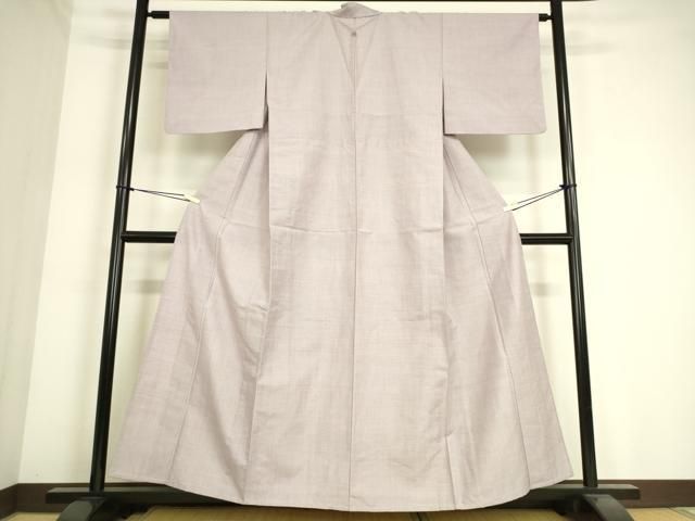 紬(単衣)　(幾何学 飛び柄絣紋様　未使用　小さめサイズ) 000000051162_hrQth47.jpg