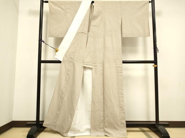 平和屋着物▽本塩沢 単衣 雲重ね文 正絹 逸品 DAAV3131du