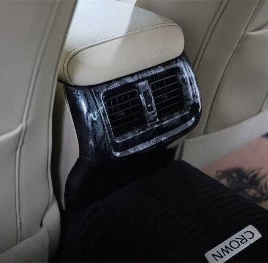 ABS製 カーボン調 木目調 トヨタ クラウン アスリート ロイヤル マジェスタ リアエアコン吹き出し口カバー1枚