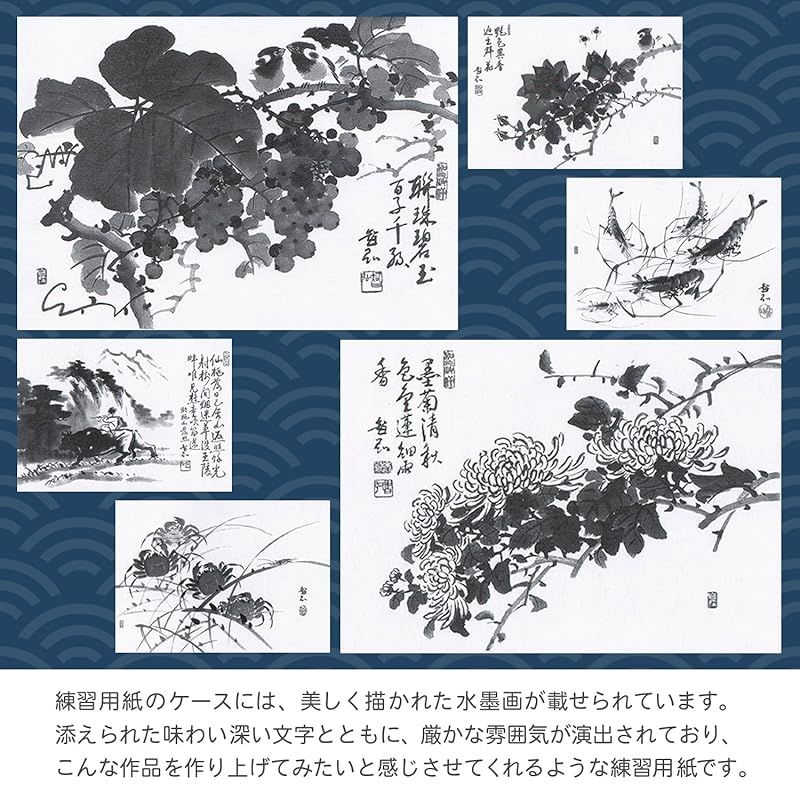 墨運堂 和紙 水墨画練習用紙 F4 50枚 1 - メルカリ