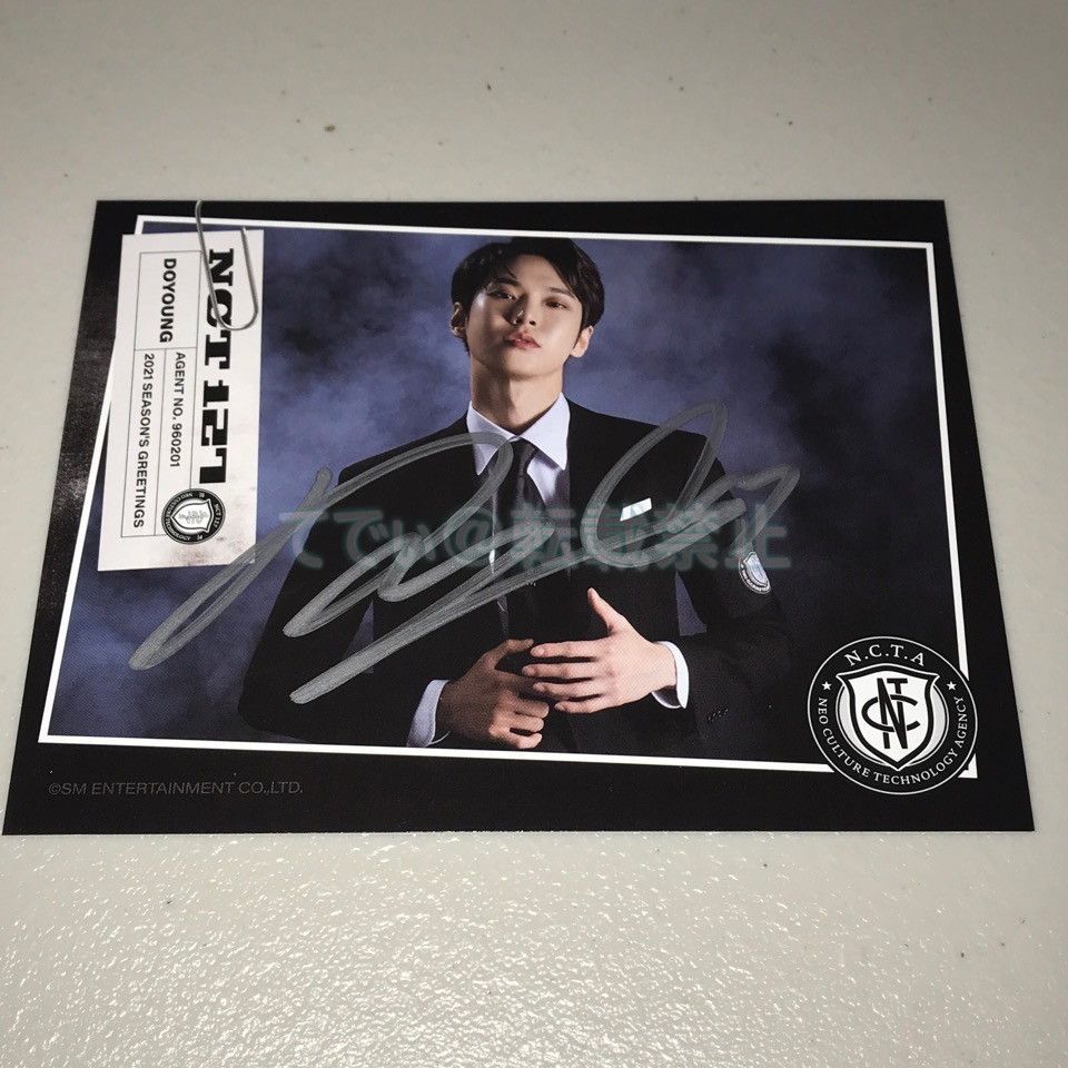 ドヨン(NCT127) 直筆サイン 2021シーグリ ポストカード - メルカリ 