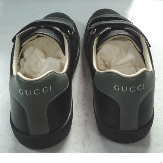 ○新品/正規品○ GUCCI スムースレザー スニーカー/25cm - メルカリ