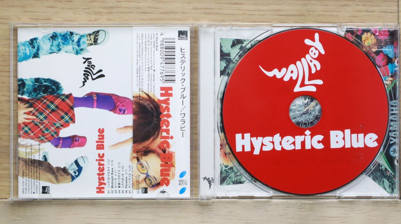 国内盤CD☆ヒステリック・ブルー/Hysteric Blue□ WALLABY 【SRCL4776