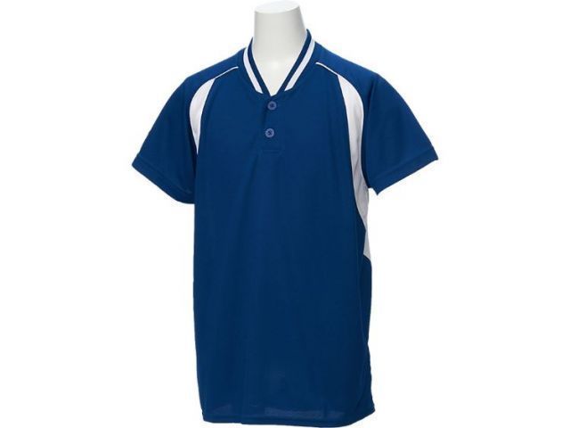 asics アシックス Jr.BB T SHIRT ロイヤルxホワイト 140 BAD12J 4301 | スポーツ 運動 衣類 衣料品 服 ウエア ウェア 野球 ベースボール トップス Tシャツ カットソー 子供 子ども キッズ ジュニア 半袖 