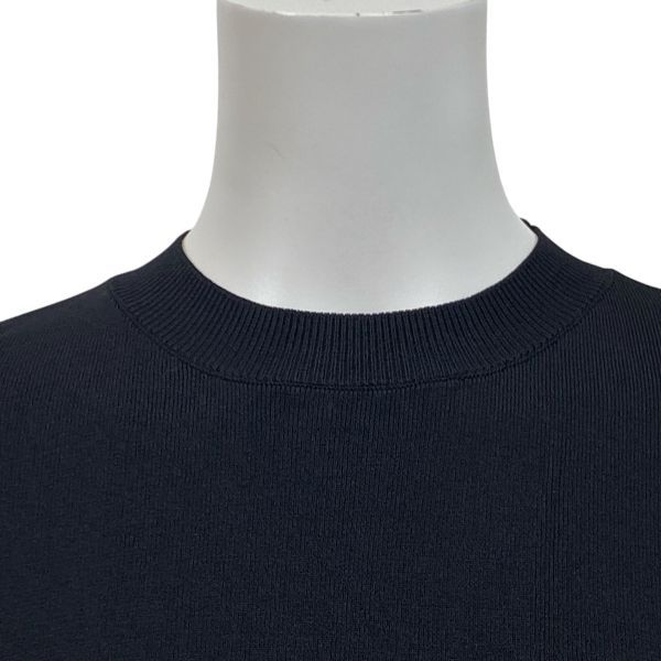 アルファスタジオ ALPHA STUDIO ニット カットソー 七分袖 ブラック 40 L 11号 レディース S 5 V 458