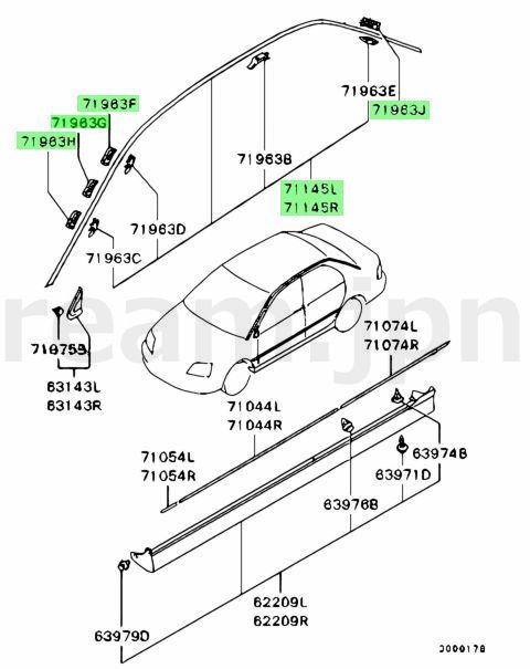 新品 三菱純正 ランサーエボリューション CS9A CT9A ランエボ ドリップ