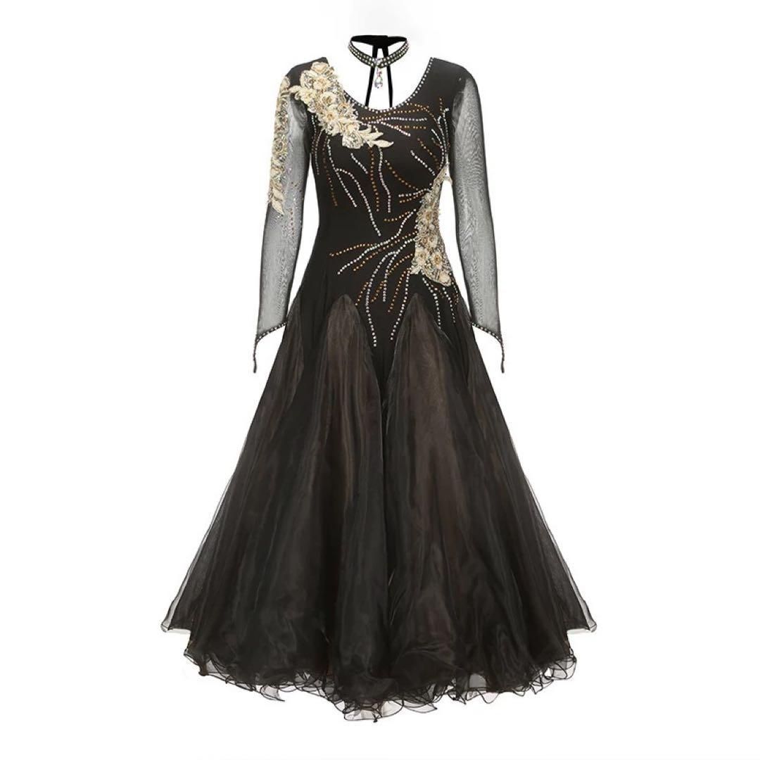 2025年新作 人気スタンダードドレス 発表会・デモに最適 ダンス