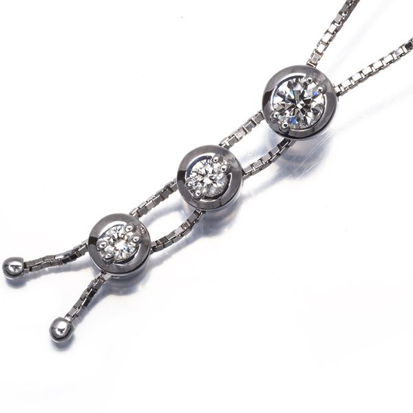 TASAKI タサキ ネックレス ダイヤ ダイヤモンド 0.24ct G SI2 EX