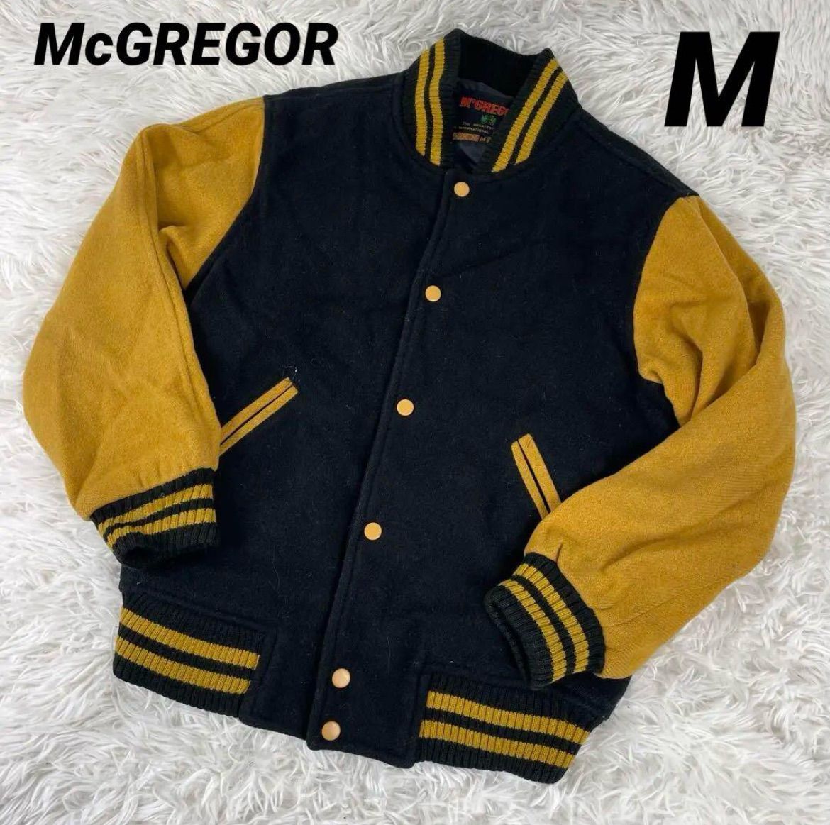 M】【90~00年代】McGREGOR マクレガー ワッペン付き ウール