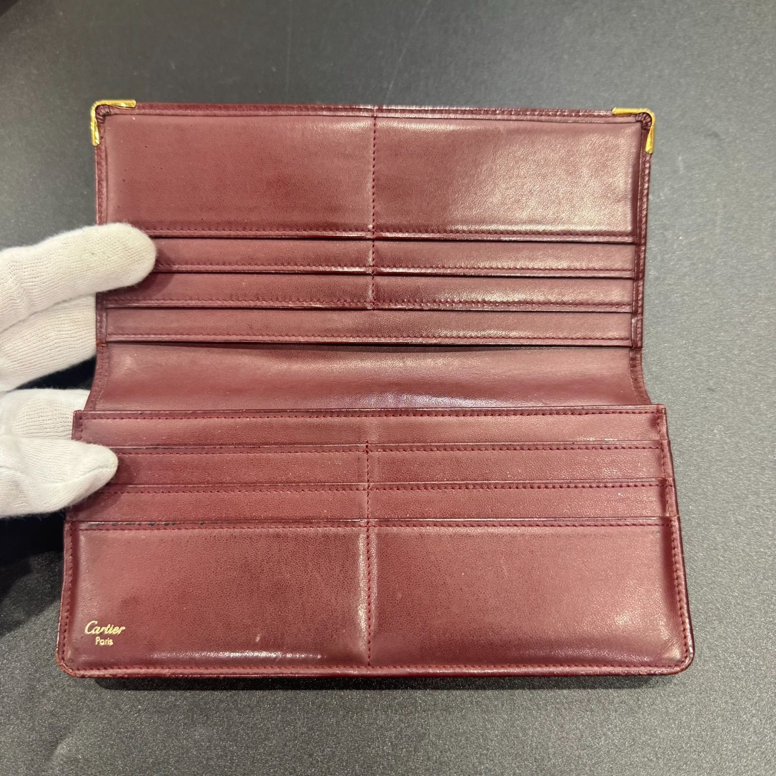 CARTIER カルティエ ドゥーブルC 長財布（小銭入れあり） レザー