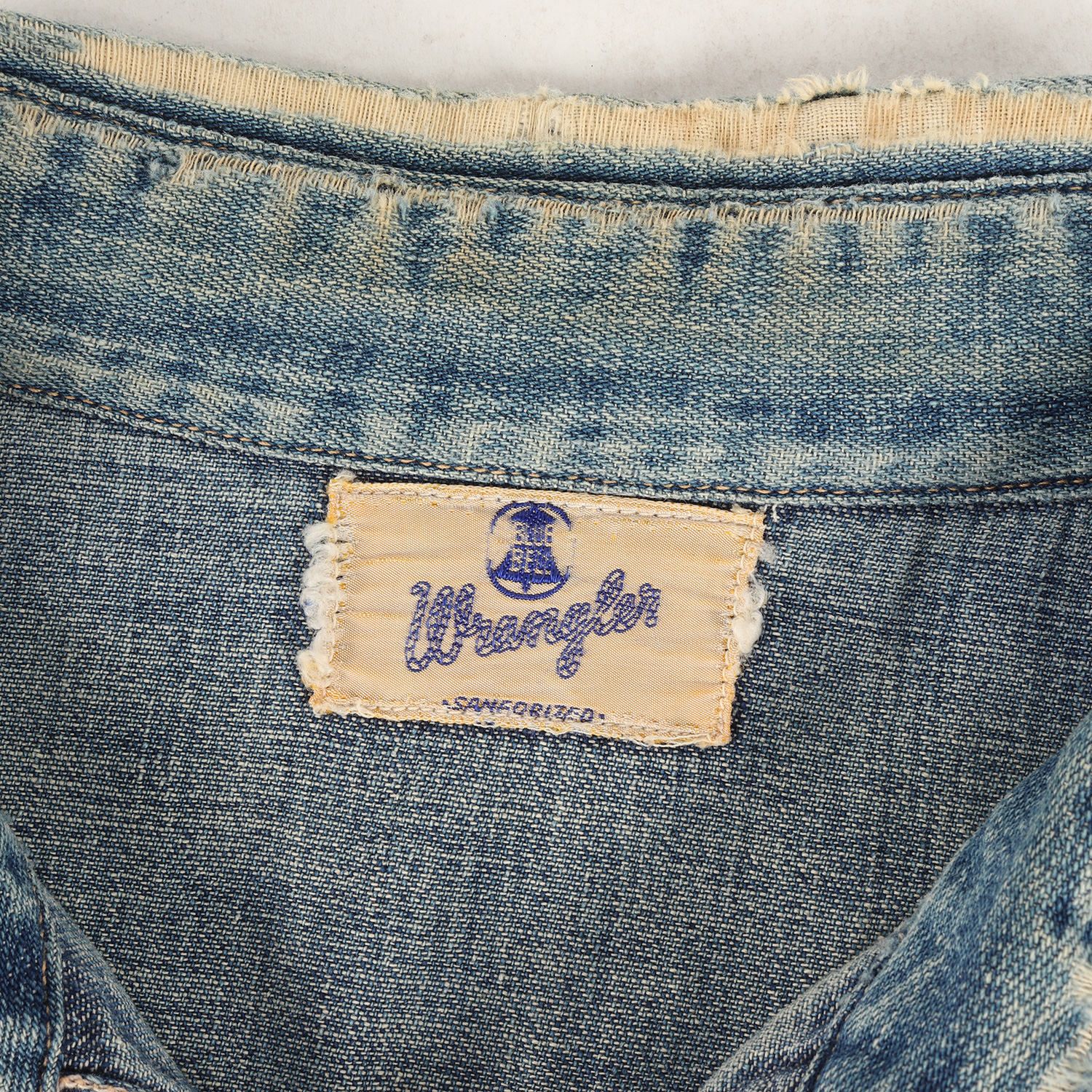 50s wrangler　ラングラー ウエスタンシャツ　ヴィンテージ 50s Wrangler 27MW Denim Western Shirts 50年代 ラングラー27MW