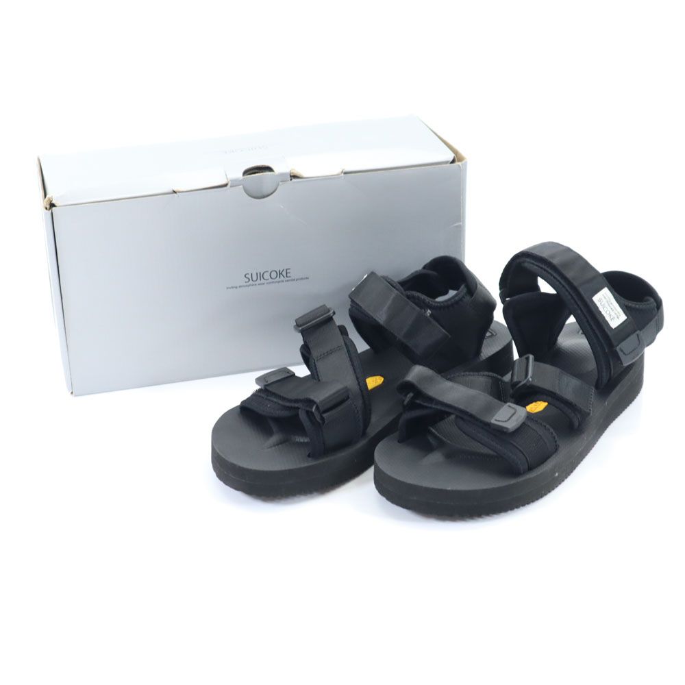 スイコック ビブラムソール スポーツ サンダル 27 ブラック SUICOKE Vibram KISEE-V 箱付き メンズ