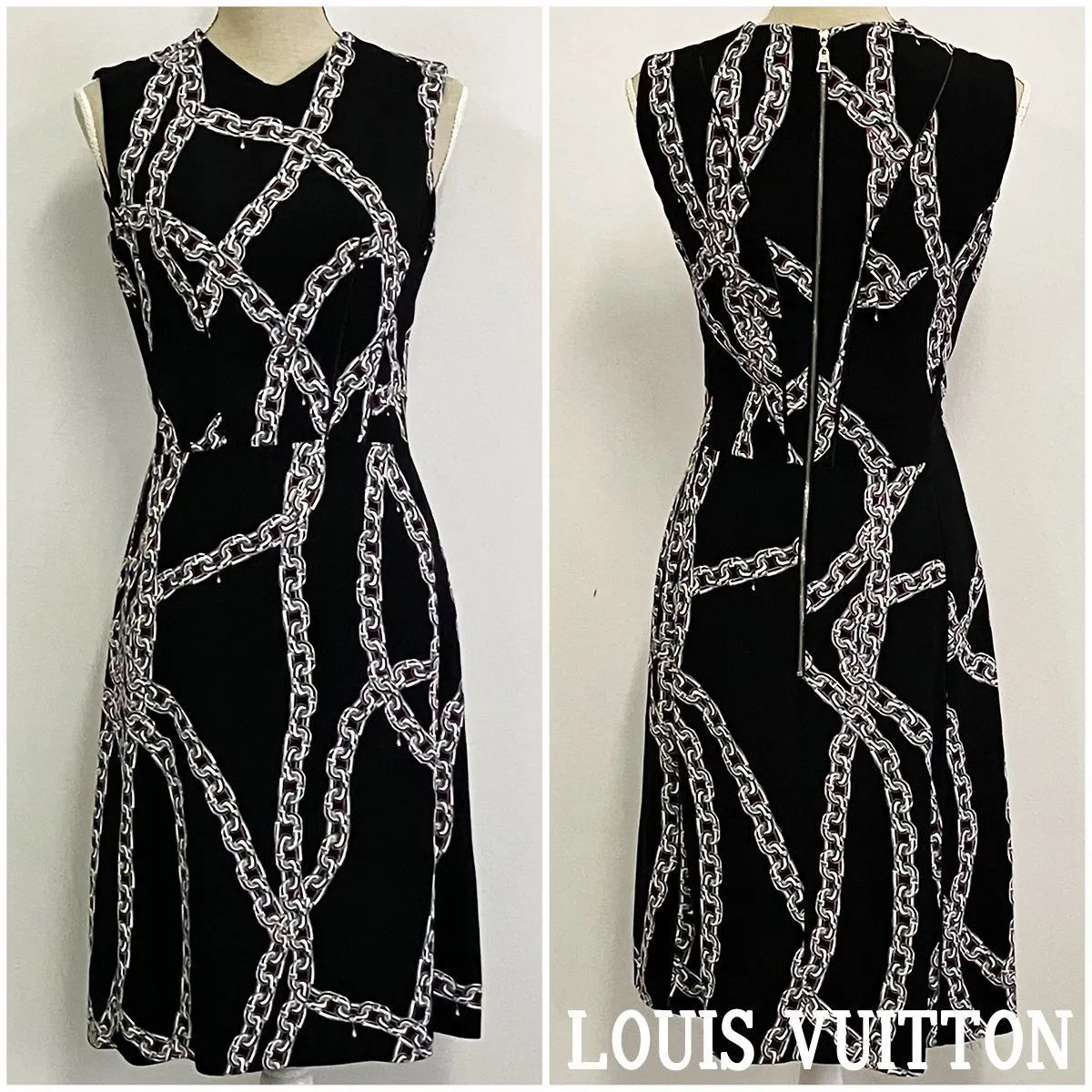 LOUIS VUITTON ルイヴィトン ワンピース 36(XS位) 4103425F0068 LOUIS VUITTON（ルイヴィトン）ワンピース 黒 サイズ:36(XS位