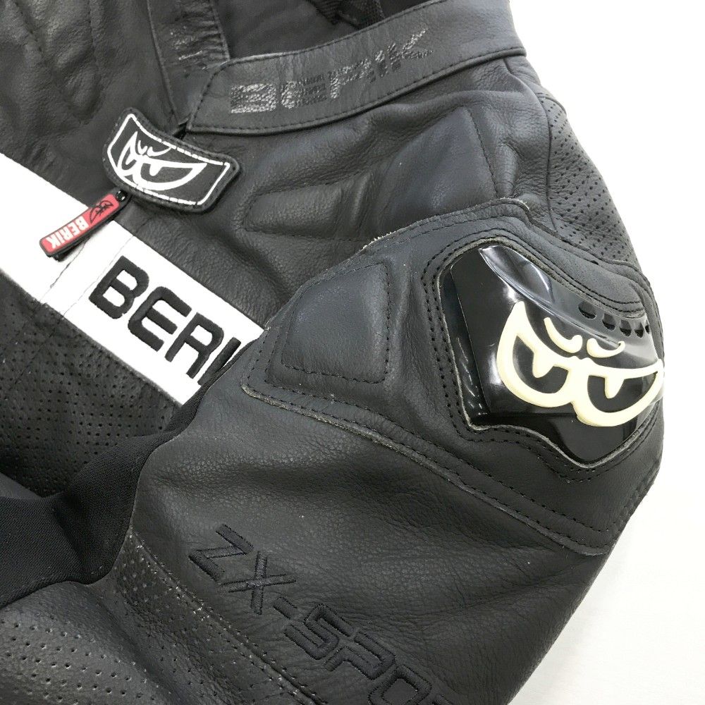 BERIK バイクジャケット 黒 レザー (らいす) BERIK ベリック