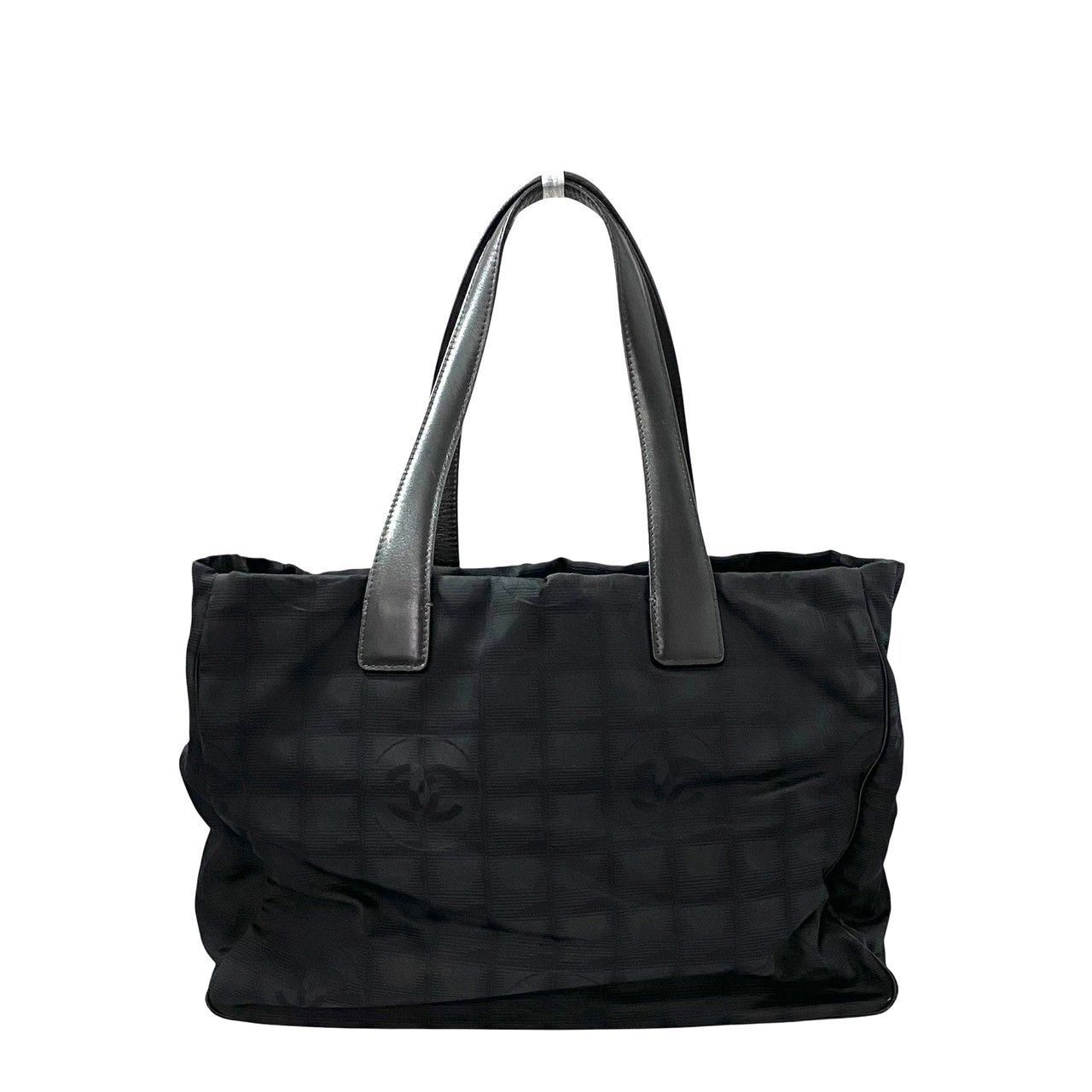 CHANEL 黒 ベルベット トートバッグ Chanel Calfskin Leather Timeless Large Tote Bag - Consigned
