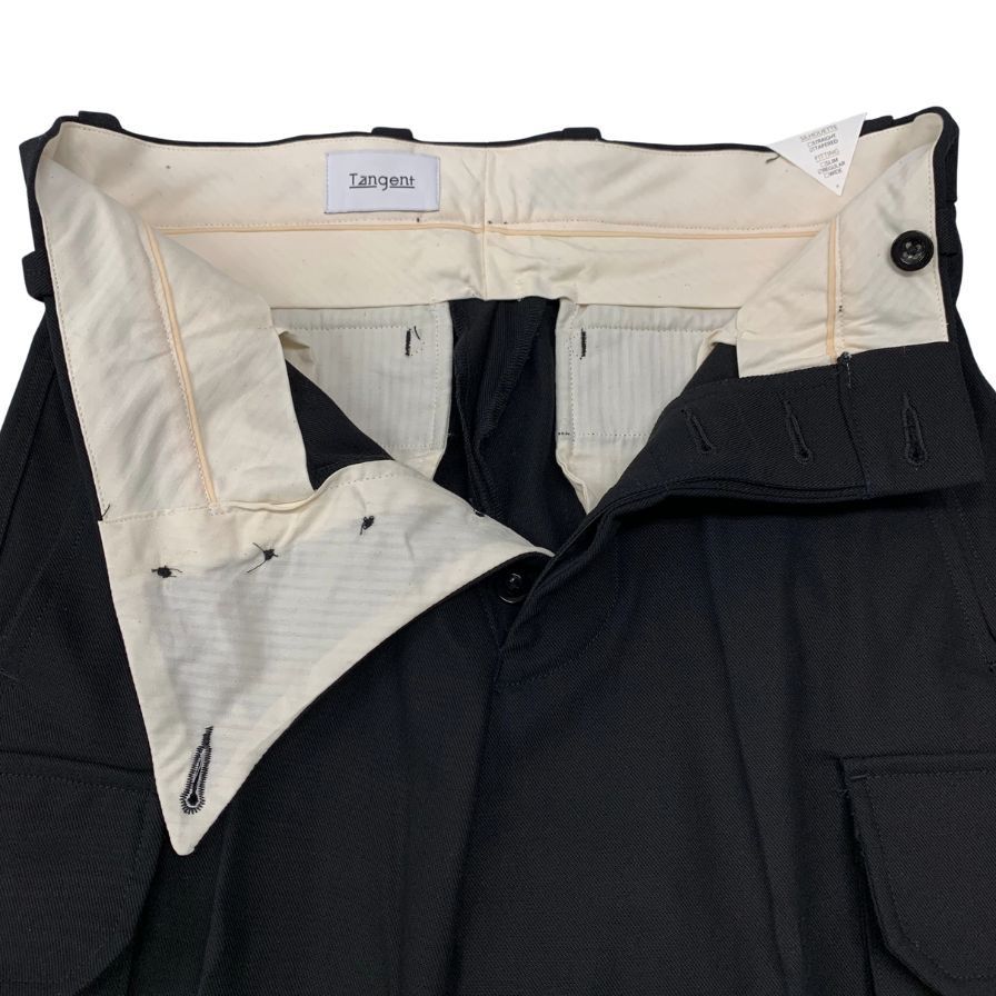 タンジェント スラックス M-47 ミリタリー パンツ ブラック【AFB49  