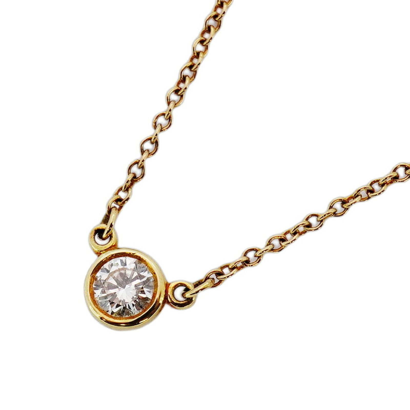 Tiffany ティファニー バイザヤード ネックレス　18金 TIFFANY&Co.】ティファニー バイザヤード ネックレス K18