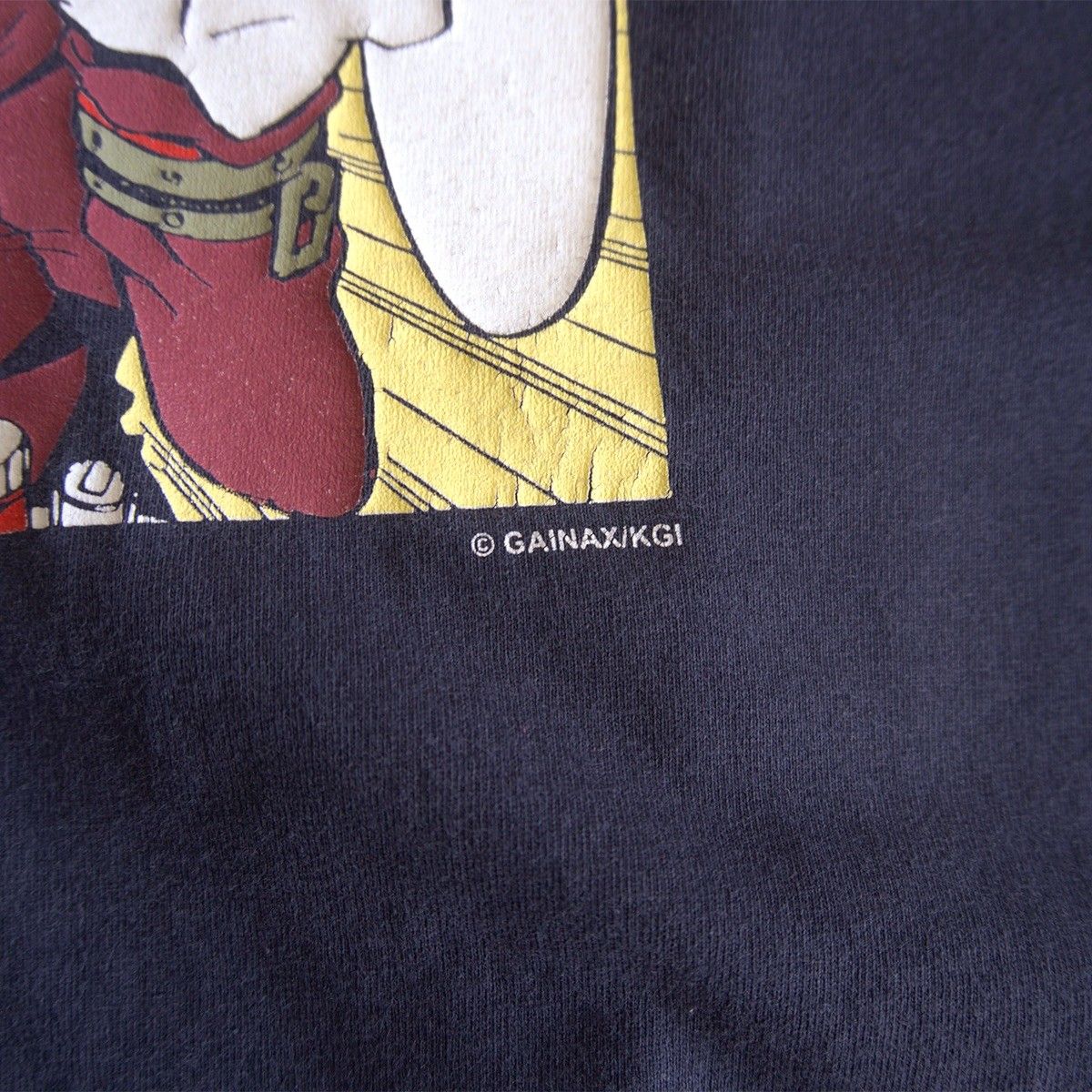 90s】 【FLCL ハルハラ・ハル子】 XL フリクリ 古着 アニメ Tee 
