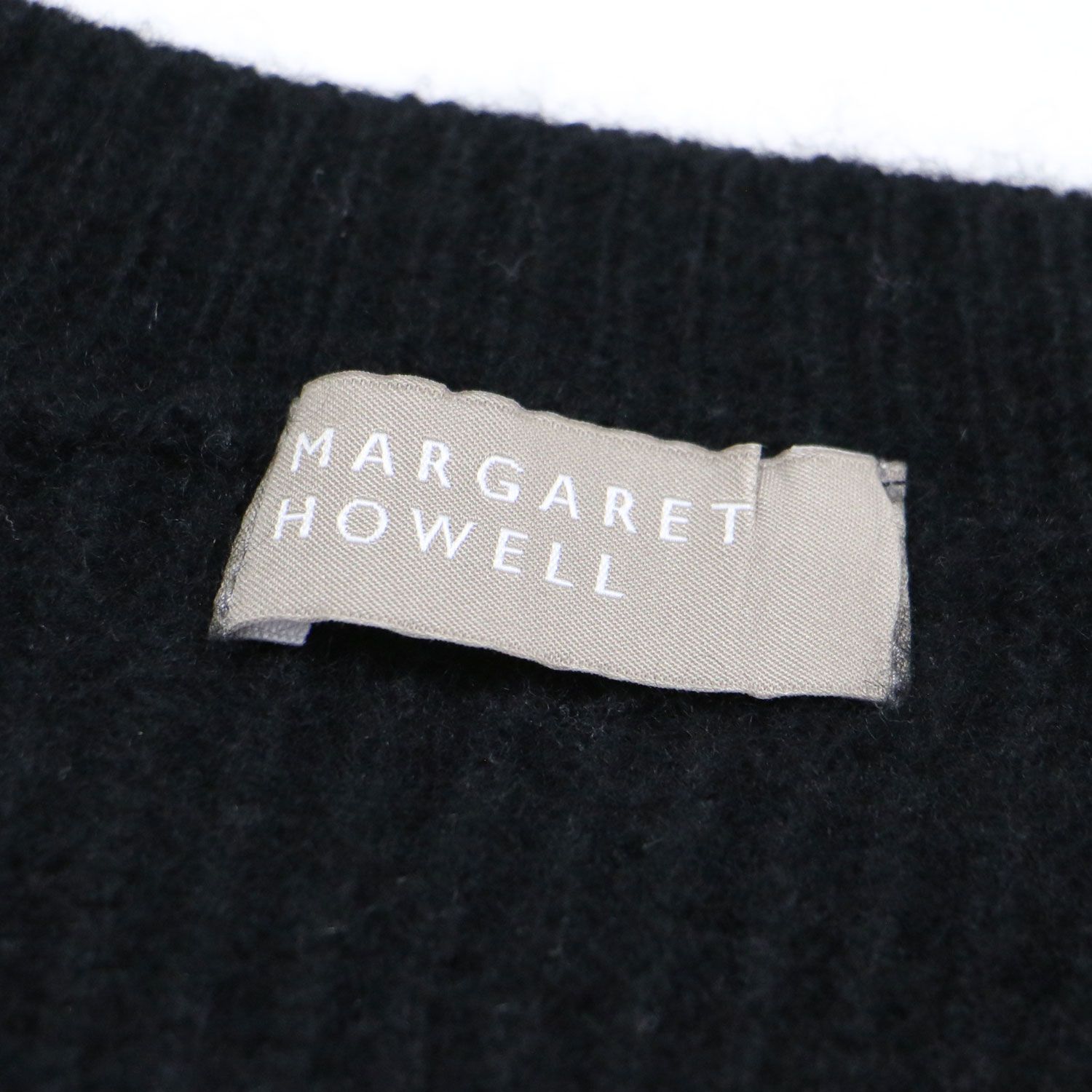 margaret howell セーター　ブラック　M MARGARET HOWELL マーガレットハウエル ニット ブラック 黒