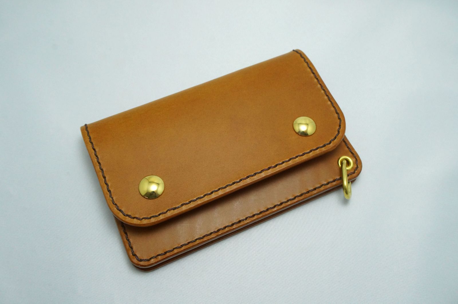 本革 イタリアンレザー 財布 トラッカーウォレット ミドルサイズ