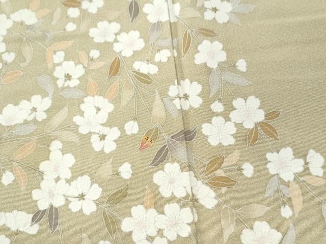 平和屋着物○訪問着 友禅 作家物 枝桜文 正絹 逸品 CAAS7426yc - メルカリ