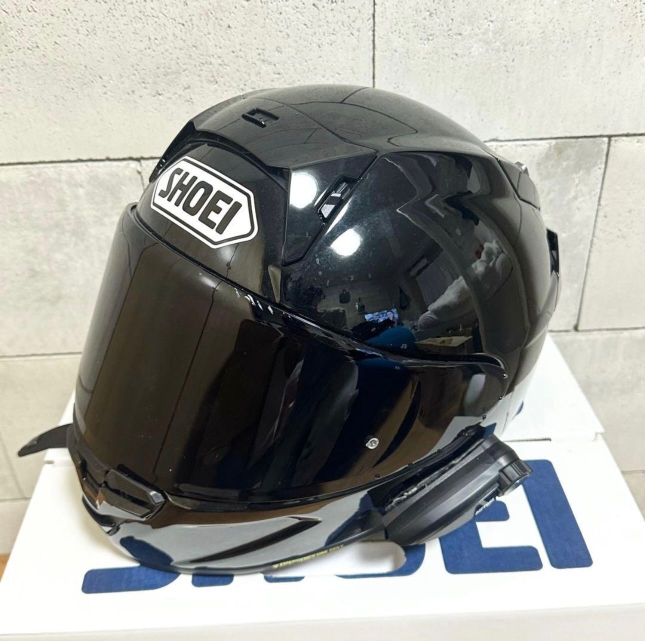 インカム付き SHOEI X-Fifteen XLサイズ DAYTONA製 箱&付属品付き 傷あり