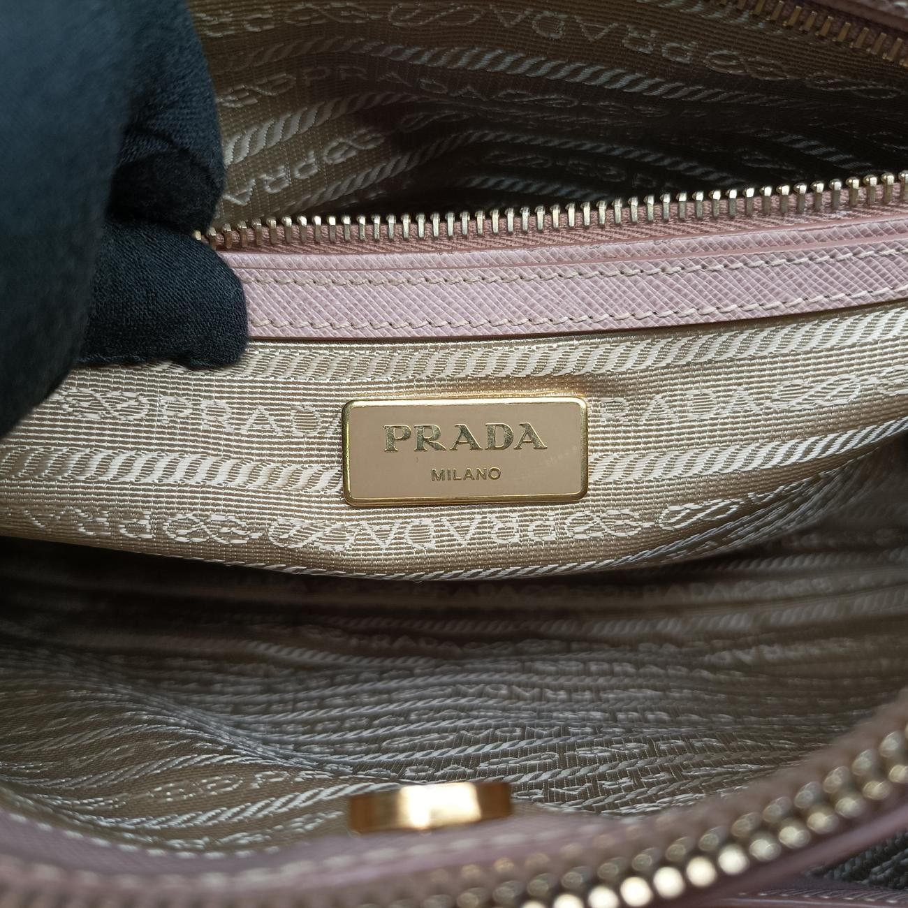 プラダPradaガレリアピンクサフィアーノレザーBN2274208 8 DECORATOM_COM_BR