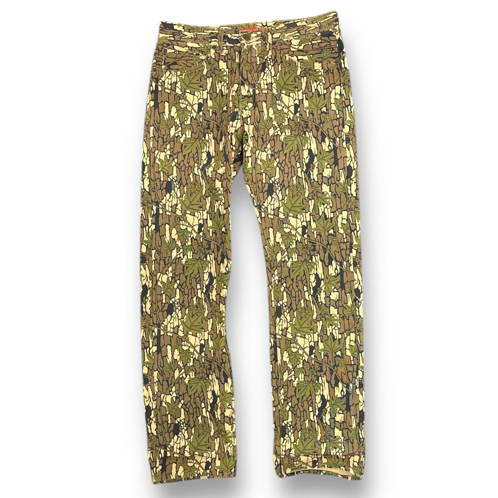 Supreme × Levi's 13AW Camouflage Canvas Work Pants カモフラ