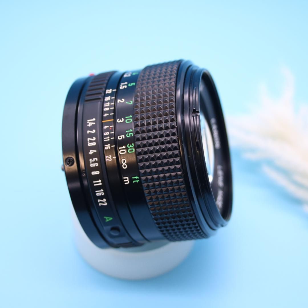 ❁極美品❁綺麗なレンズをお探しの方に◎Canon New FD 50mm f/1.4 単焦点レンズ