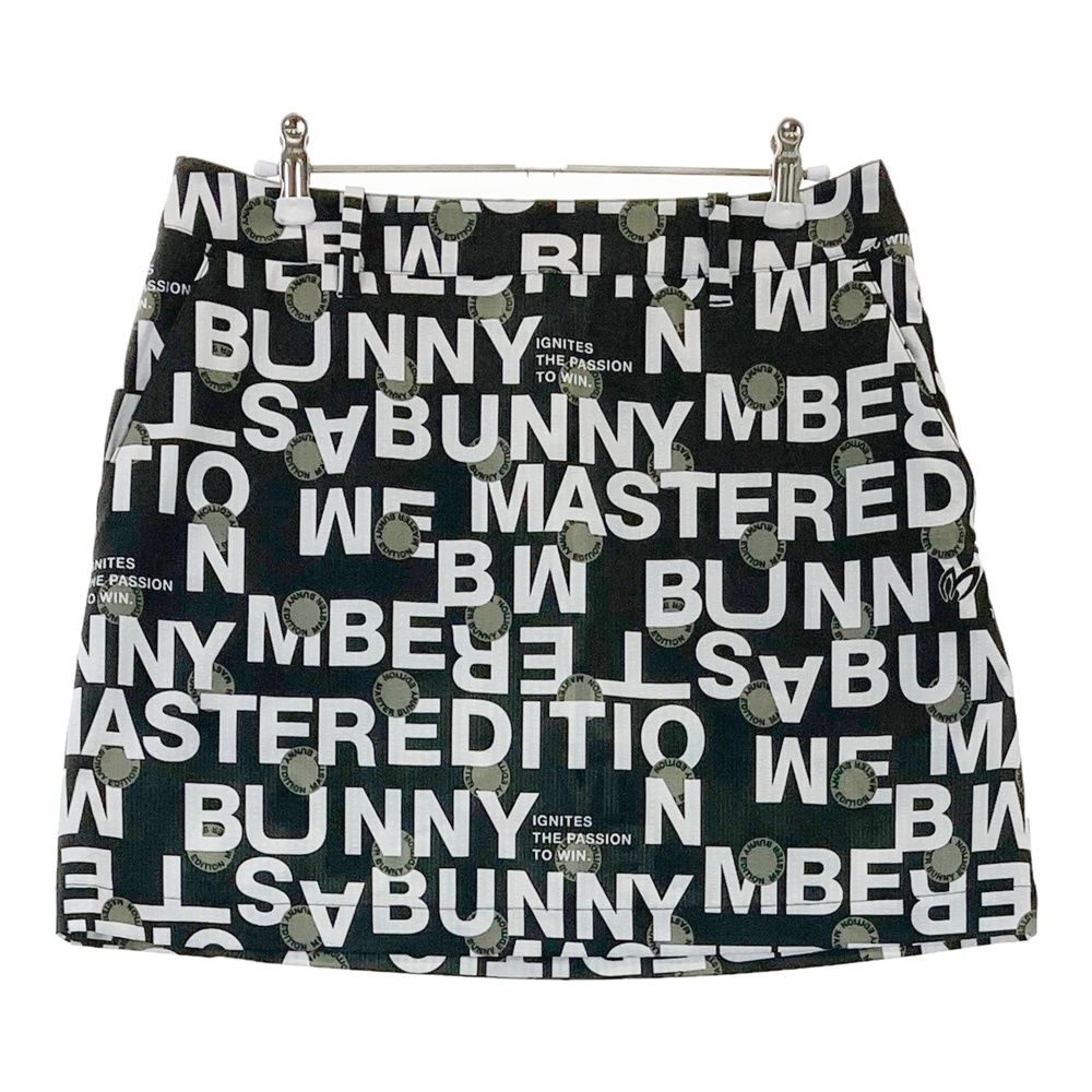サイズ 2 MASTER BUNNY EDITION マスターバニーエディション モデル ストレッチ スカート 総柄 カーキ系 240101532610 ゴルフウェア レディース ストスト