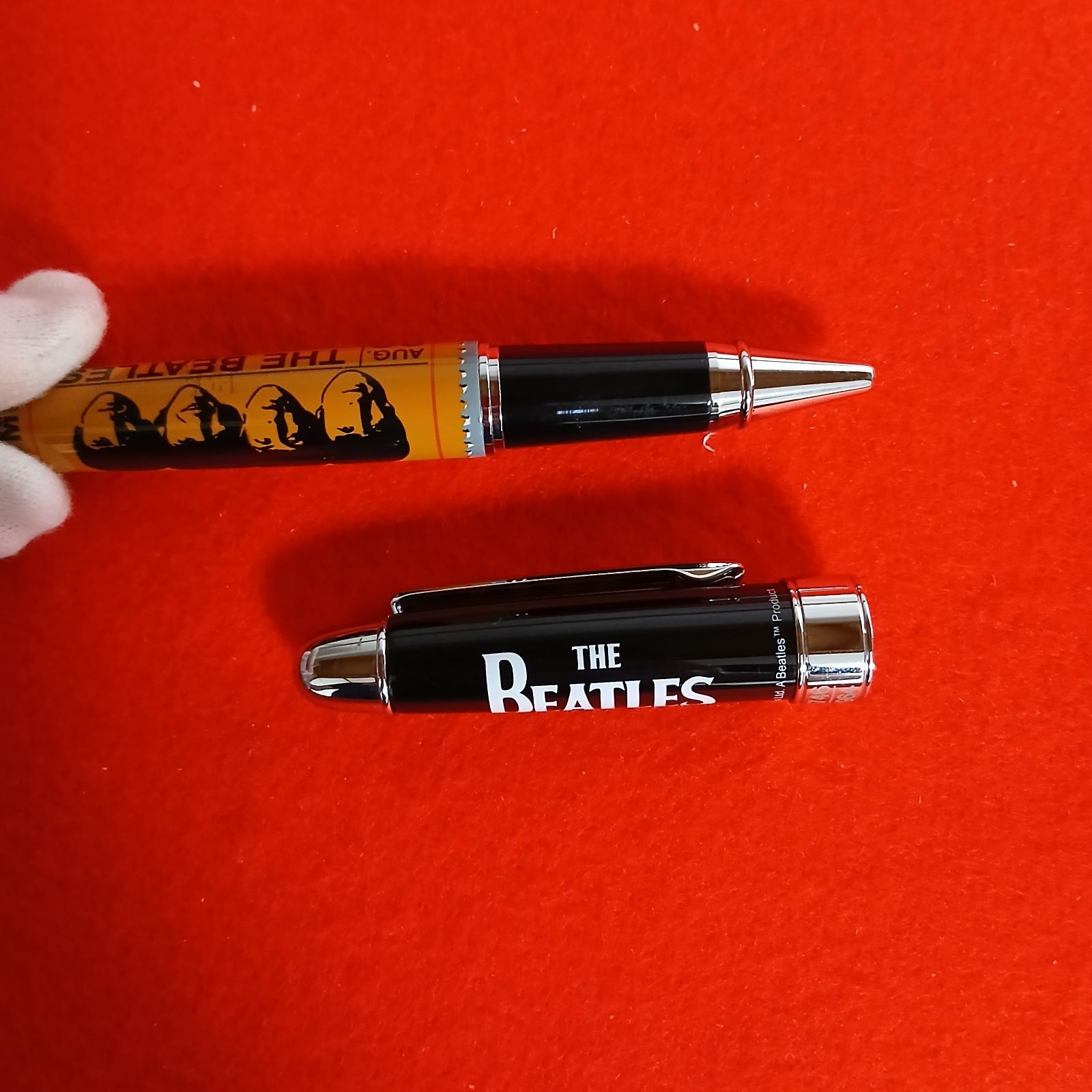 新品 限定 シリアル入 ACME ビートルズコレクション ボールペン4セット Shop THE BEATLES 4-Pen Set ARCHIVED by The Beatles
