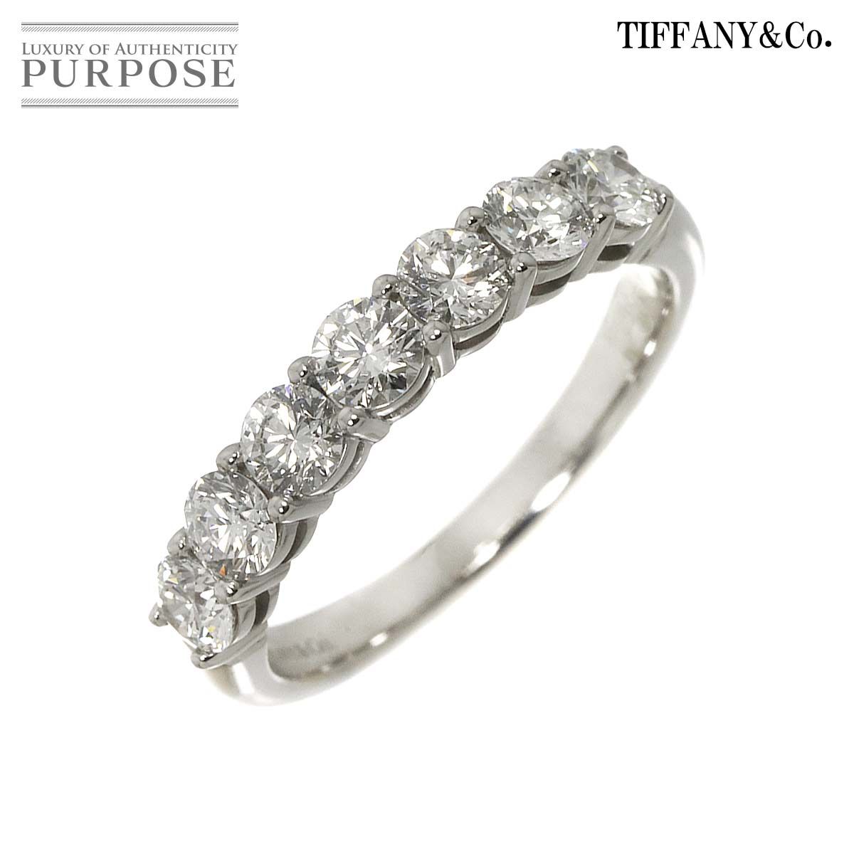 ティファニー プラチナダイヤモンドリング 12号 ティファニー TIFFANY&Co. フォーエバー 12号 リング ハーフ