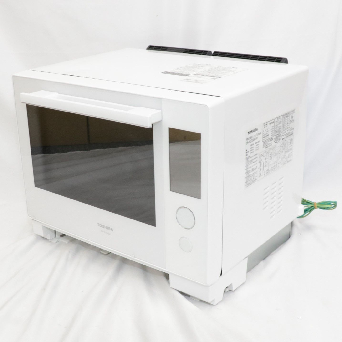 30L 東芝 石窯ドーム ER-YD7000 オーブンレンジ 過熱水蒸気 350℃ 贅沢火力 er-yd7000-w ホワイト 可 C