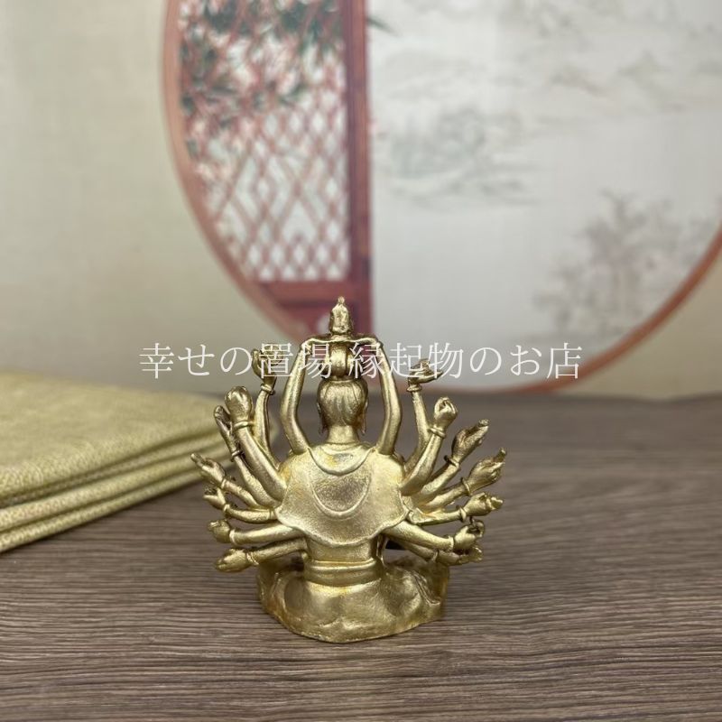 千手観音像 菩薩像 仏像 置物 オブジェ 観音像 観音様 菩薩様