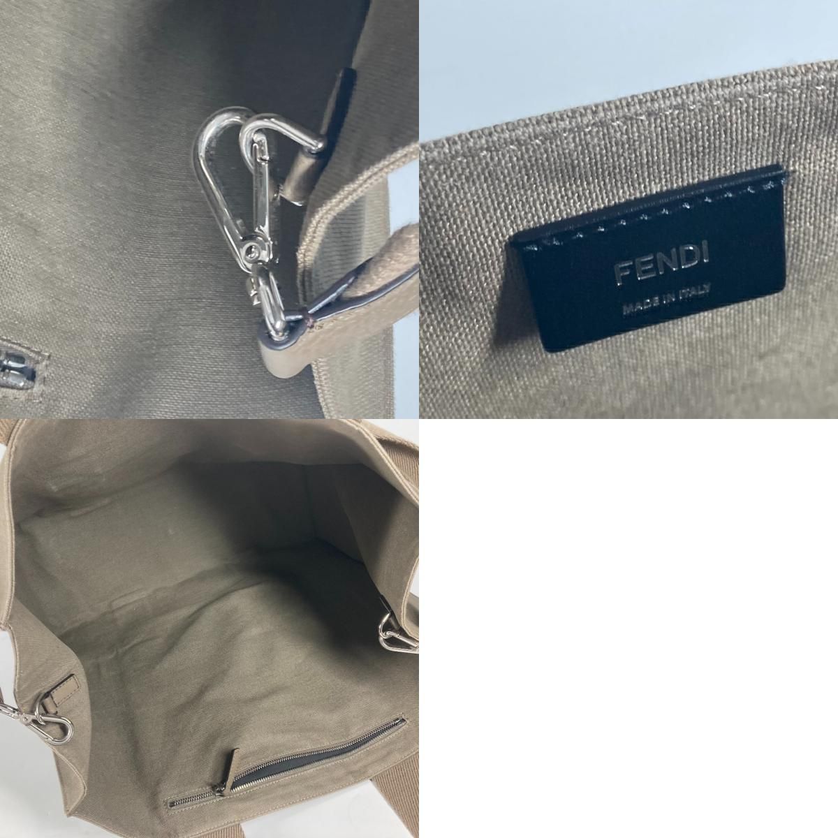 FENDI フェンディ トートバッグ TOTE CANVAS トートキャンバス