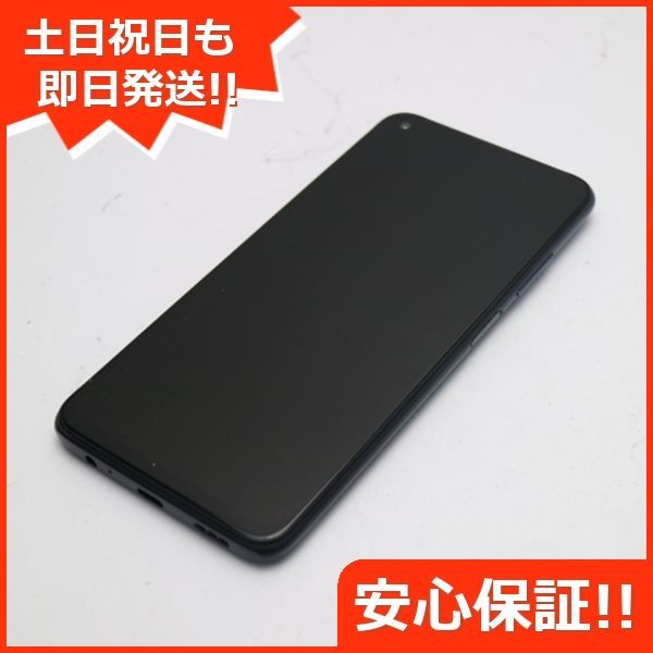 新品同様 Redmi Note 9T A001XM ナイトフォールブラック 白ロム 本体 