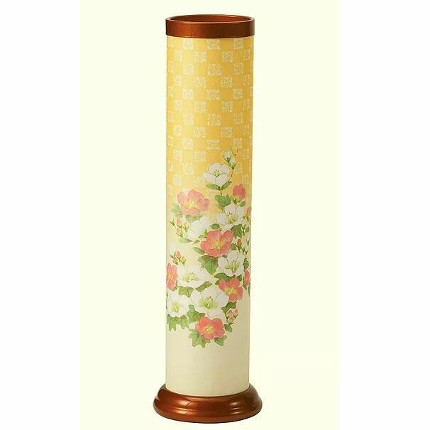 盆提灯 岐阜提灯 置き提灯 創作提灯 いろは480芙蓉 光触媒 銅粉ワイン塗 高さ48cm (P12)(2444) 水雷球 電気コード式 初盆 新盆 お盆