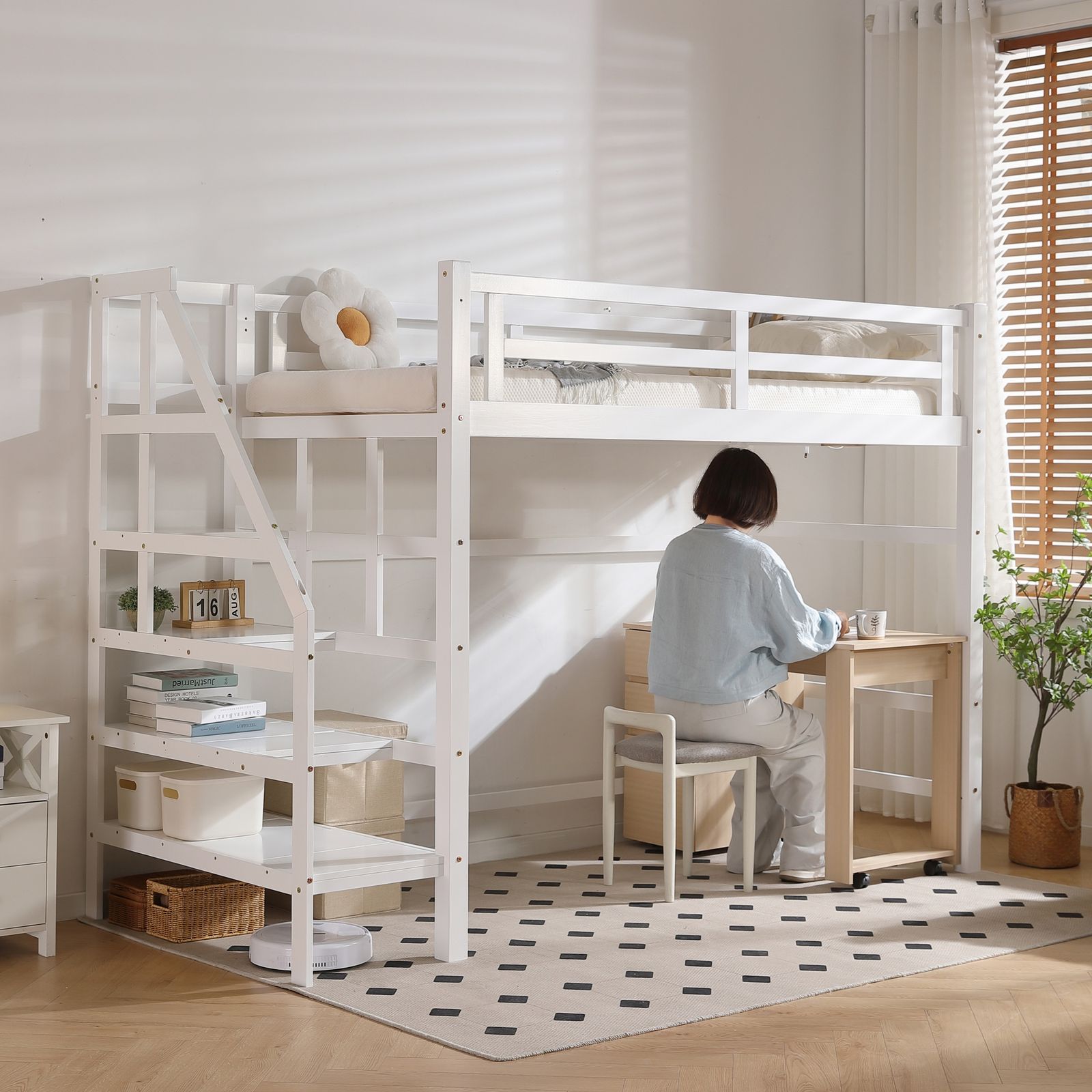 天然木 コンセント付き