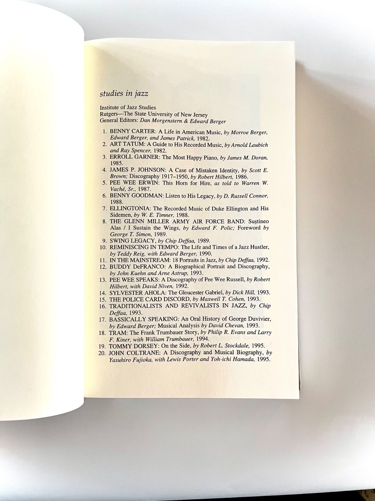 Tommy Dorsey On the Side Robert L. Stockdale English Hardcover Book