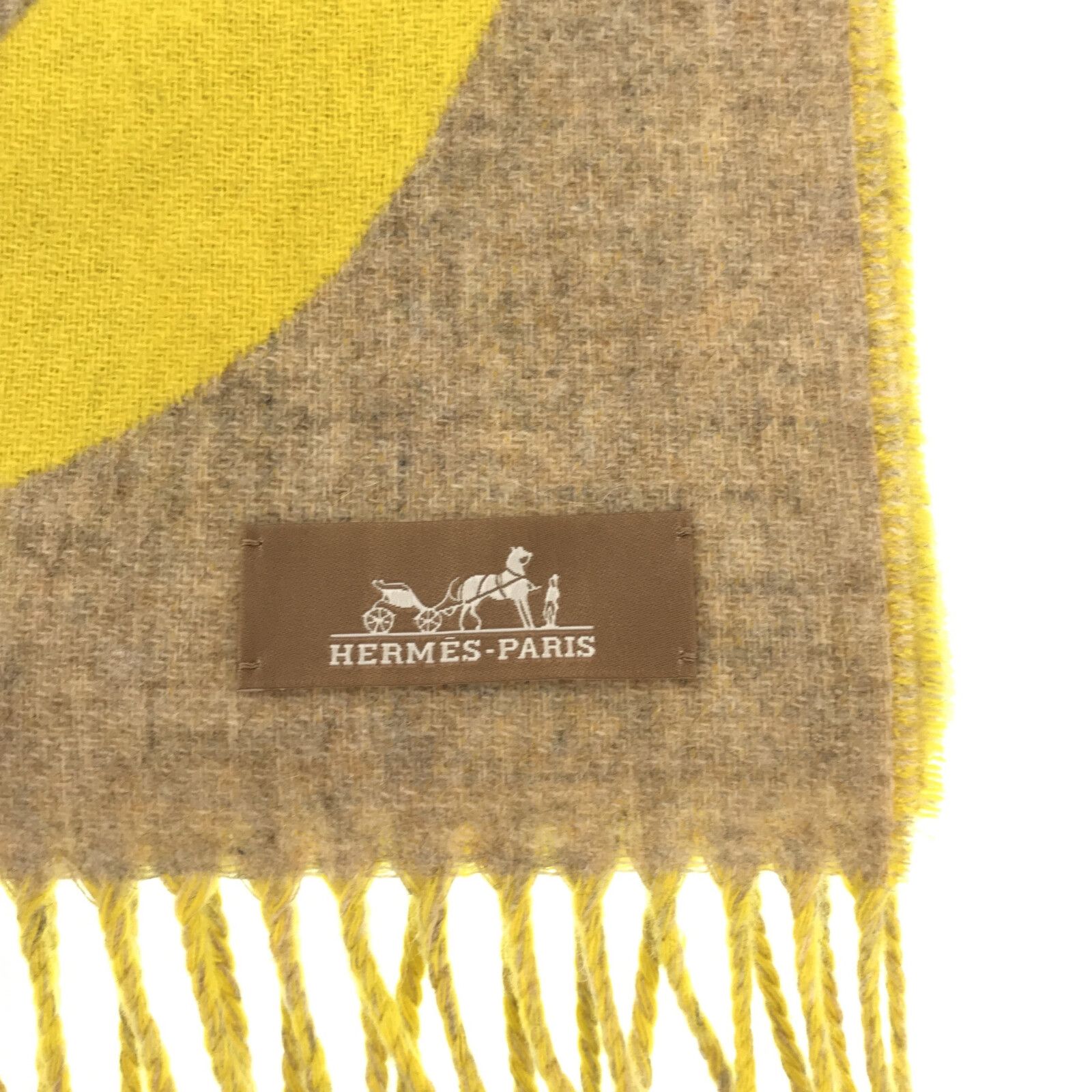 未使用　エルメス HERMES シェーヌダンクル マフラー エルメス シェーヌダンクルマフラー マフラー - メルカリ