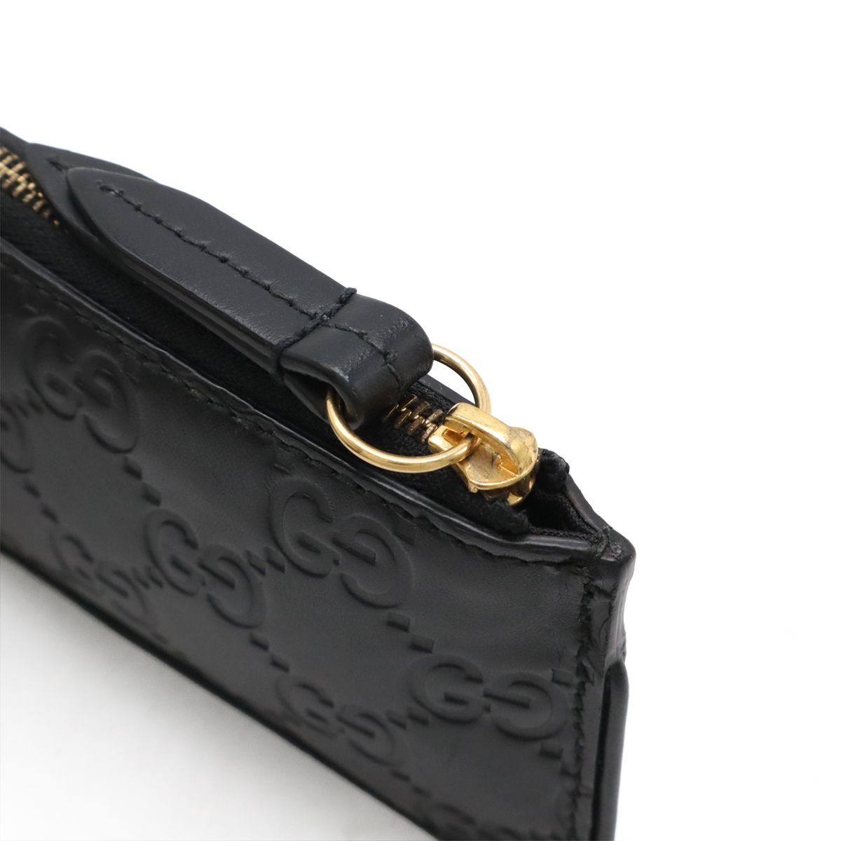 グッチ　GUCCI コインケース　小銭入れ　ブラック GUCCI グッチ コインケース 小銭入れ ワンポイントロゴ ブラック