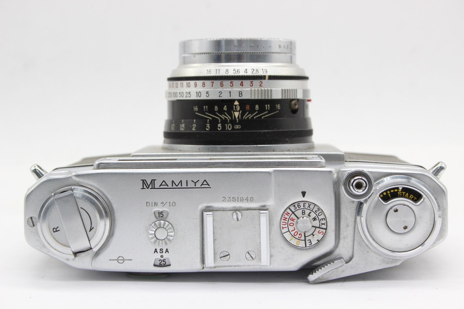 【返品保証】 マミヤ Mamiya SEKOR F.C.4.8cm F1.9 ケース付き カメラ s6752
