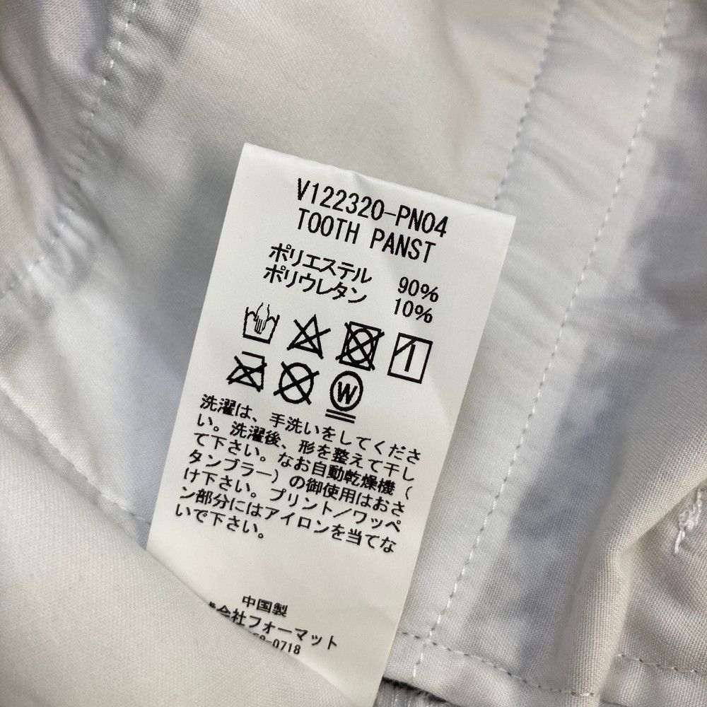 サイズ：L V12 ヴィトゥエルヴ ストレッチ パンツ 千鳥柄