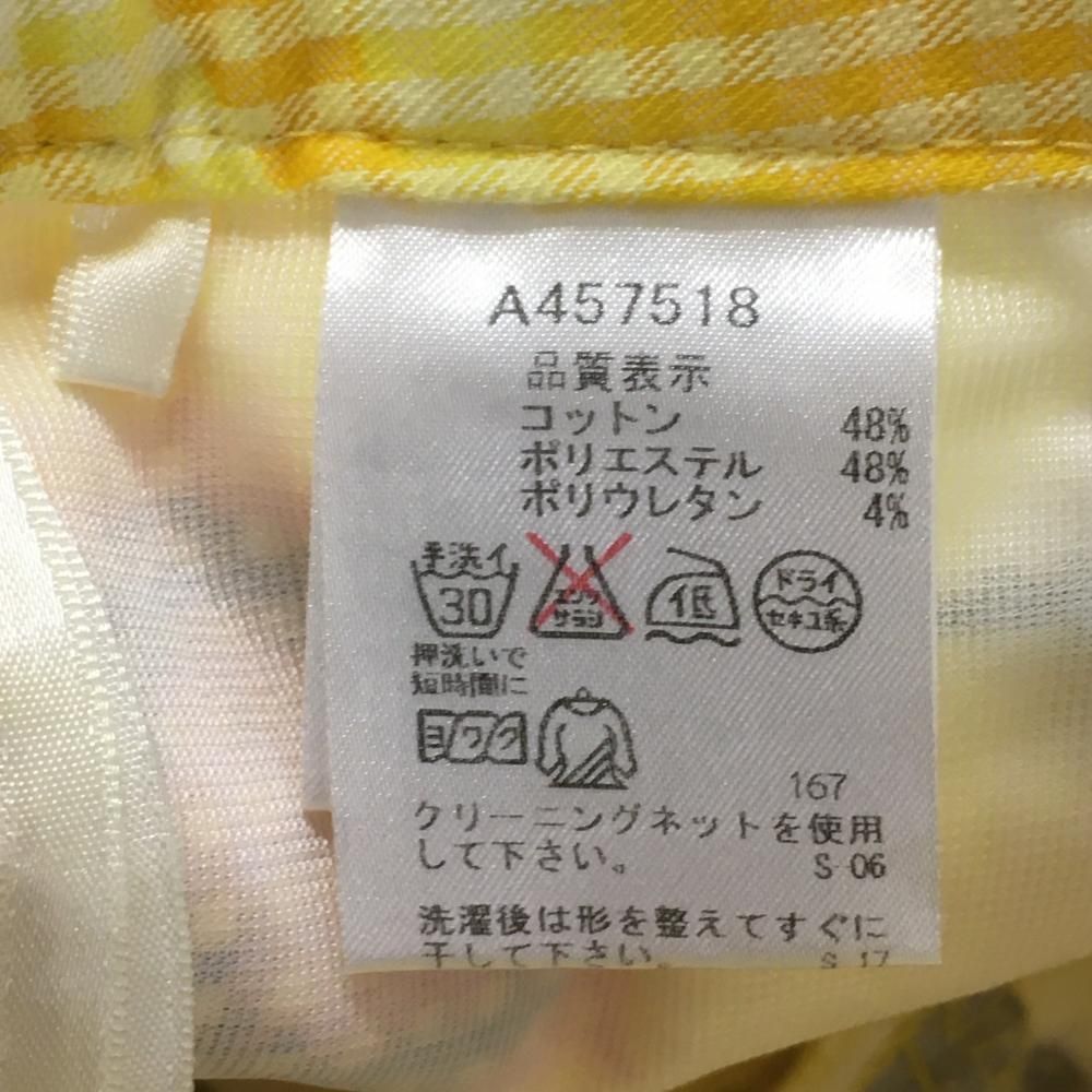 archivio - coco 中古 アルチビオ archivio レディース ショートパンツ 38(M) 白×黄 ホワイト×イエロー 裏地付き 花柄 archivio - coco 中古 アルチビオ archivio レディース ショート