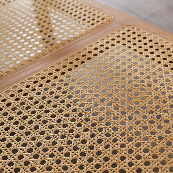 幅100㎝] ラタン×チーク無垢材 KAGOME センターテーブル ローテーブル