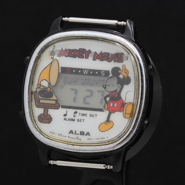 希少　SEIKO セイコー アルバ フィールドギア ミリタリー ミッキー 腕時計 ALBA 】希少 SEIKO アルバ ディズニー ミッキーマウス 腕時計 希少