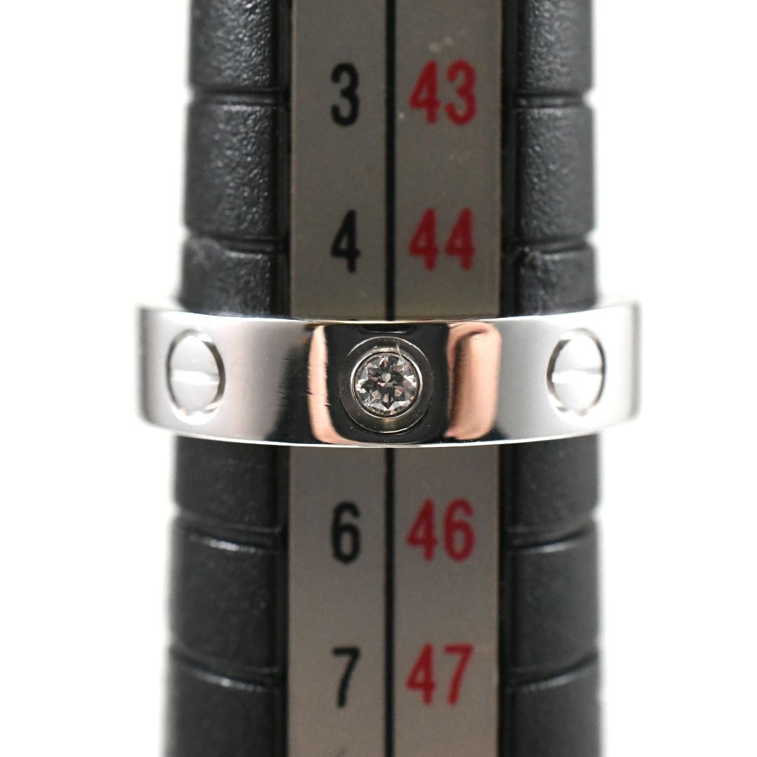 Cartier カルティエ ミニラブリング 1Pダイヤモンド K18WG ホワイト