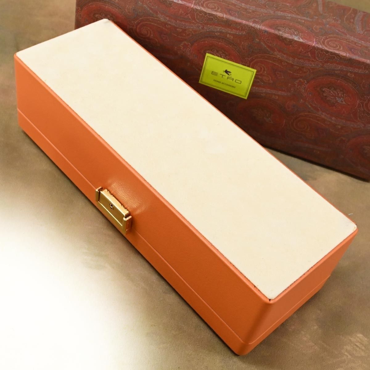 ヴィンテージ・エトロトランク「約１m 」 本物 新品 エトロ 極希少 腕時計6本収納 ペガソプレート