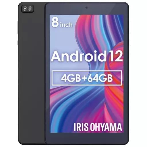タブレット端末 アイリスオーヤマ 8インチ Androidタブレット LUCA ブラック TM082M4N1-B